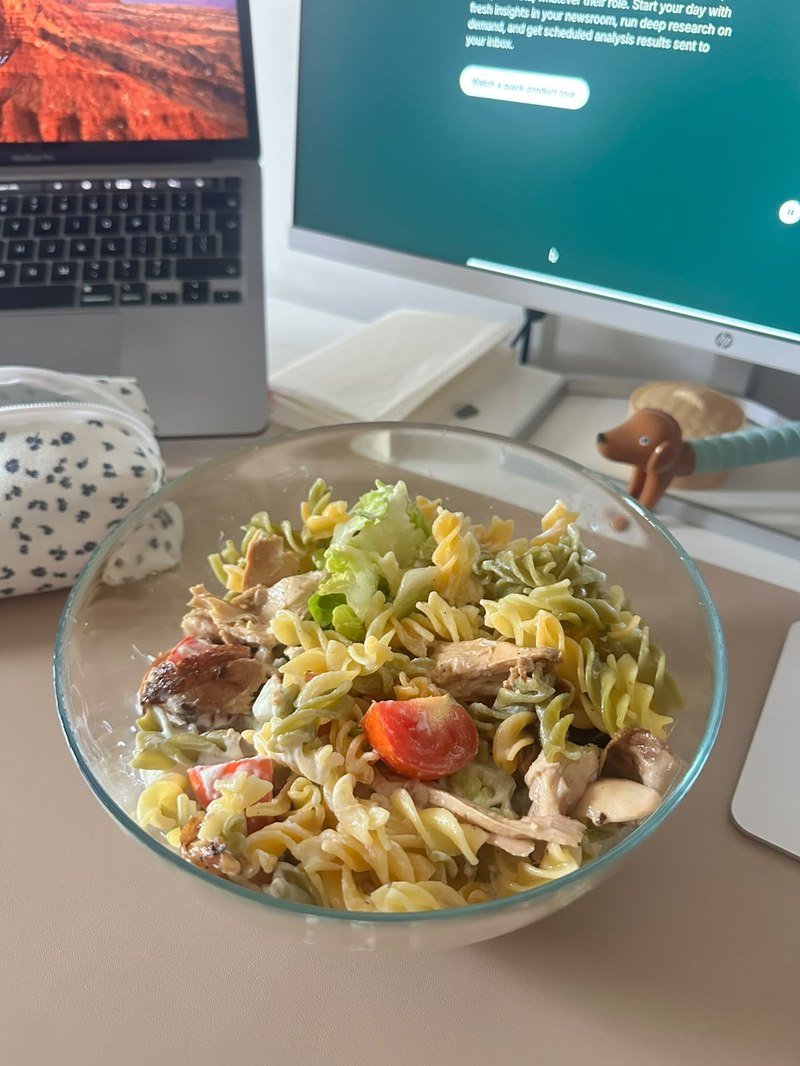 Comida real de un cliente