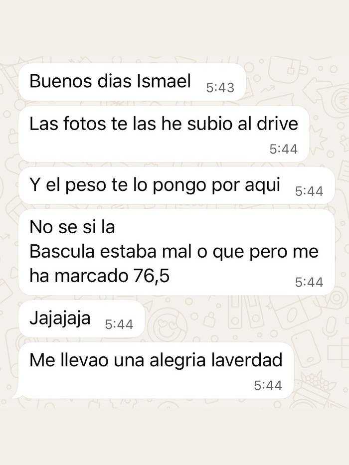 Conversación real de WhatsApp con un cliente