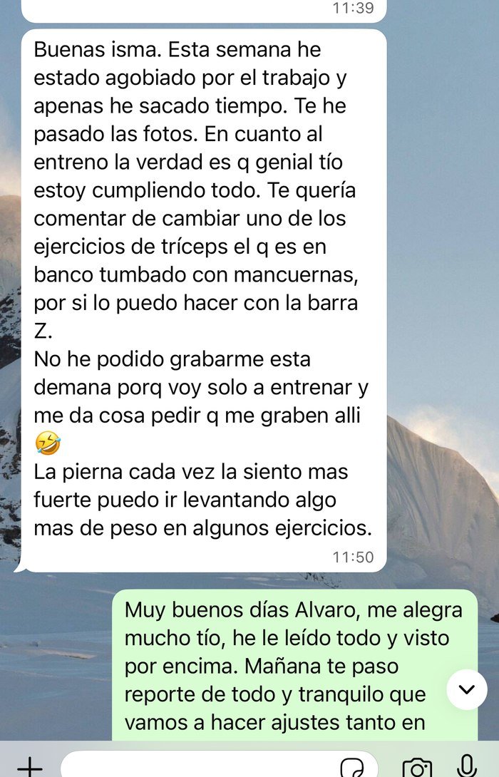 Conversación real de WhatsApp con un cliente