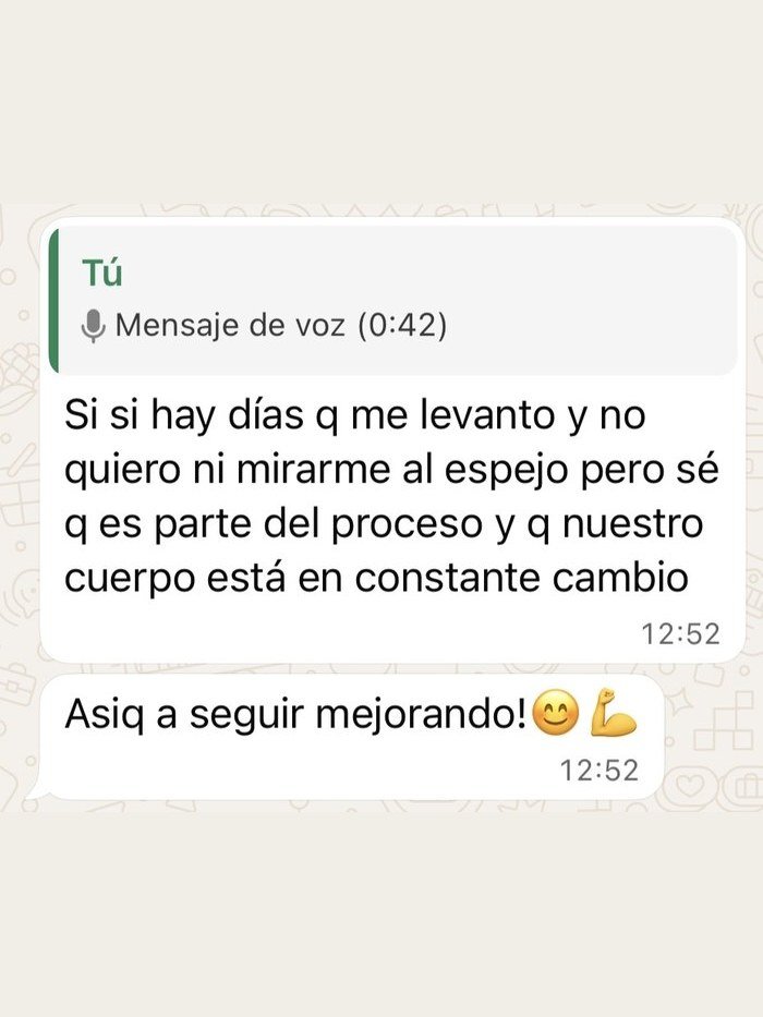 Conversación real de WhatsApp con un cliente