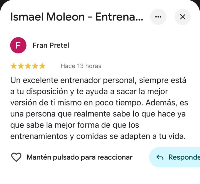 Reseña Google - Fran Pretel